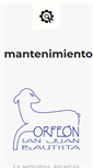 Mobile Screenshot of orfeonsjb.org